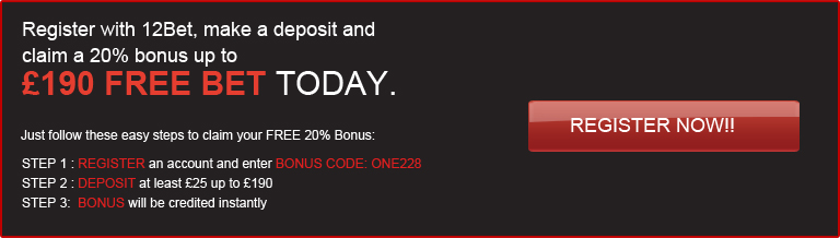12BET DEPOSIT BONUS